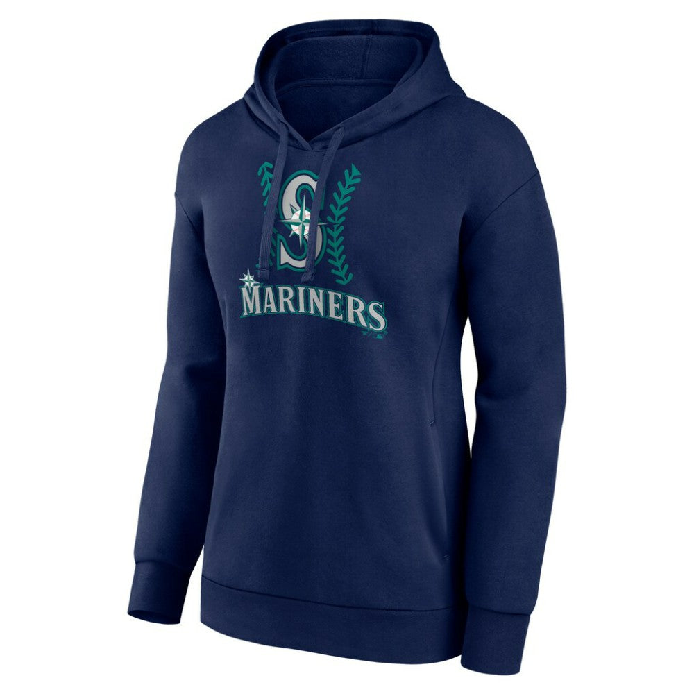 J.P. Crawford Seattle Mariners Women's Name & Number Fastball Pullover Hoodie - MLB
