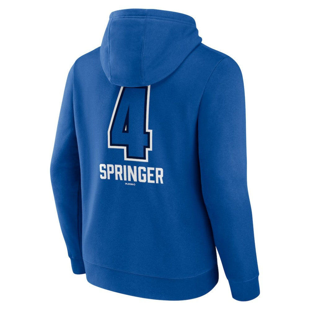 George Springer Toronto Blue Jays Name & Number Fastball Pullover Hoodie - MLB