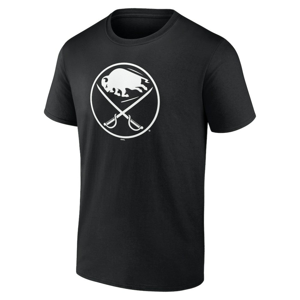 Buffalo Sabres Personalized Name & Number Monochrome T-Shirt - Black - NHL