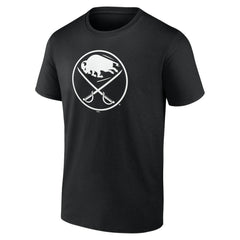 Buffalo Sabres Personalized Name & Number Monochrome T-Shirt - Black - NHL