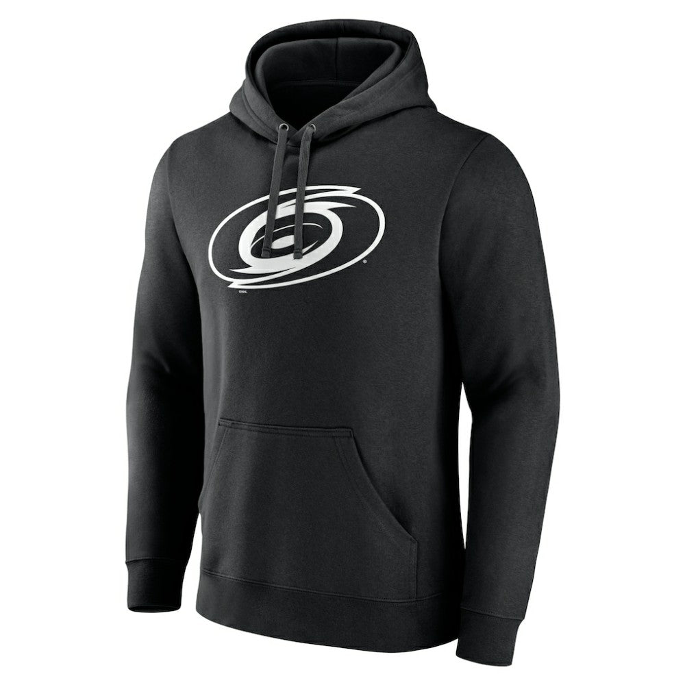 Carolina Hurricanes Personalized Name & Number Monochrome Pullover Hoodie - Black - NHL