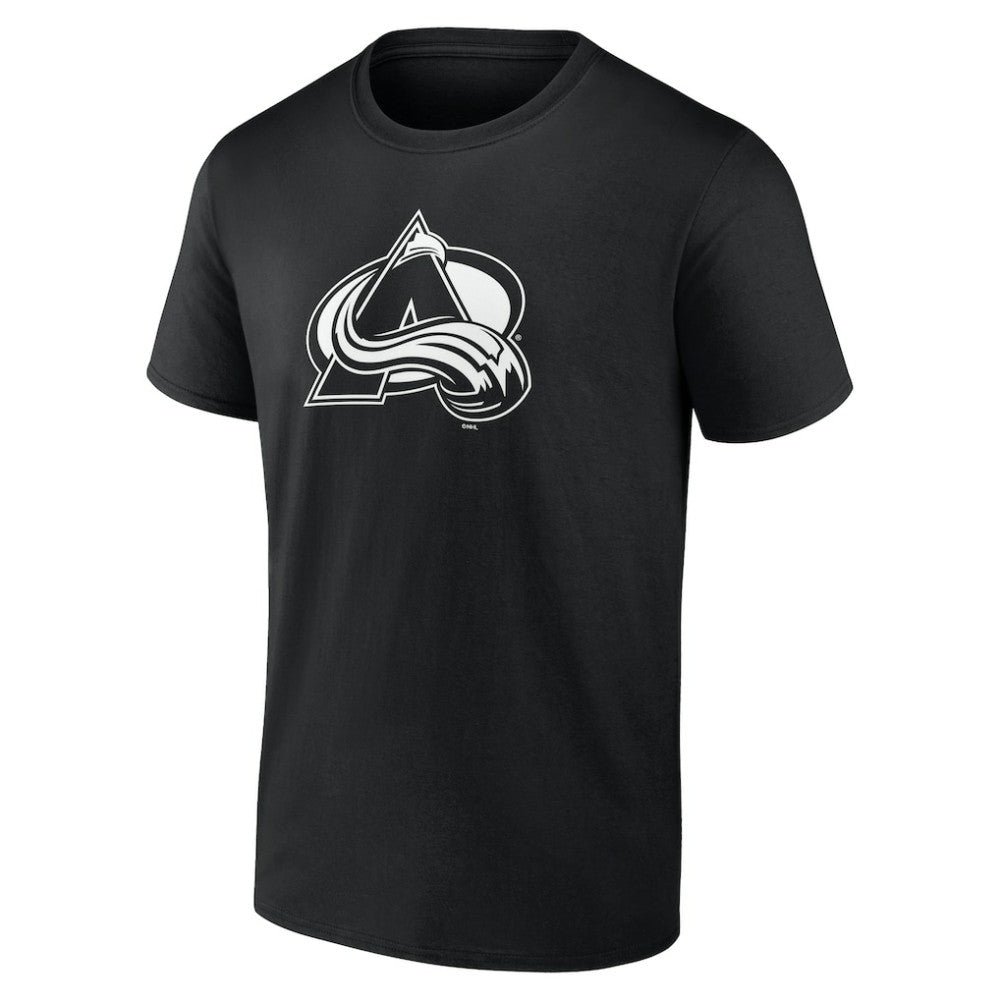 Colorado Avalanche Personalized Name & Number Monochrome T-Shirt - Black - NHL