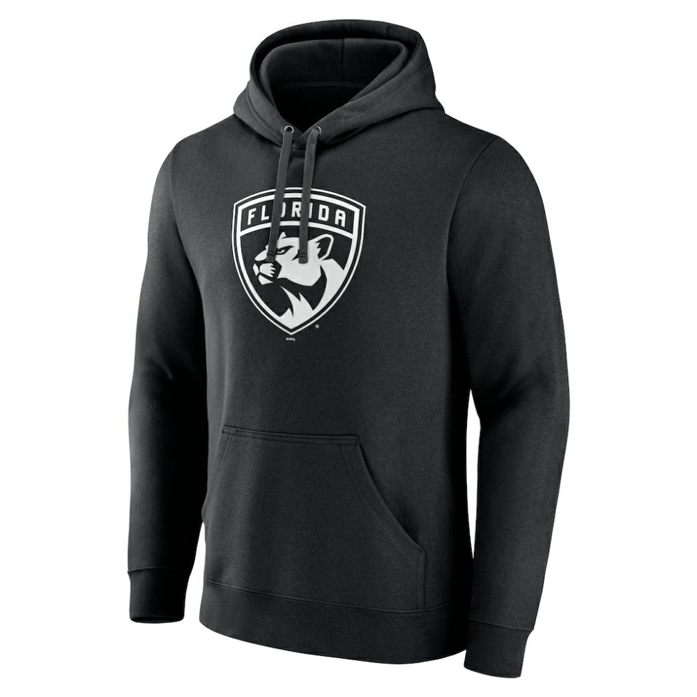 Florida Panthers Personalized Name & Number Monochrome Pullover Hoodie - Black - NHL