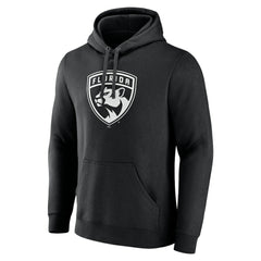 Florida Panthers Personalized Name & Number Monochrome Pullover Hoodie - Black - NHL