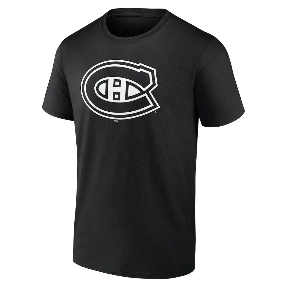 Montreal Canadiens Personalized Name & Number Monochrome T-Shirt - Black - NHL