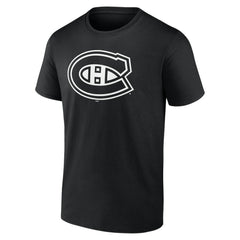 Montreal Canadiens Personalized Name & Number Monochrome T-Shirt - Black - NHL