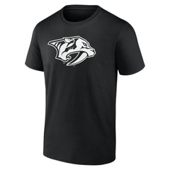 Nashville Predators Personalized Name & Number Monochrome T-Shirt - Black - NHL