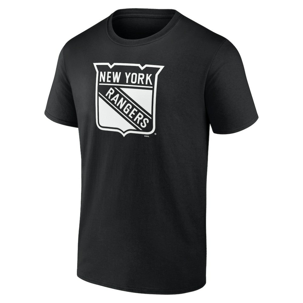 New York Rangers Personalized Name & Number Monochrome T-Shirt - Black - NHL