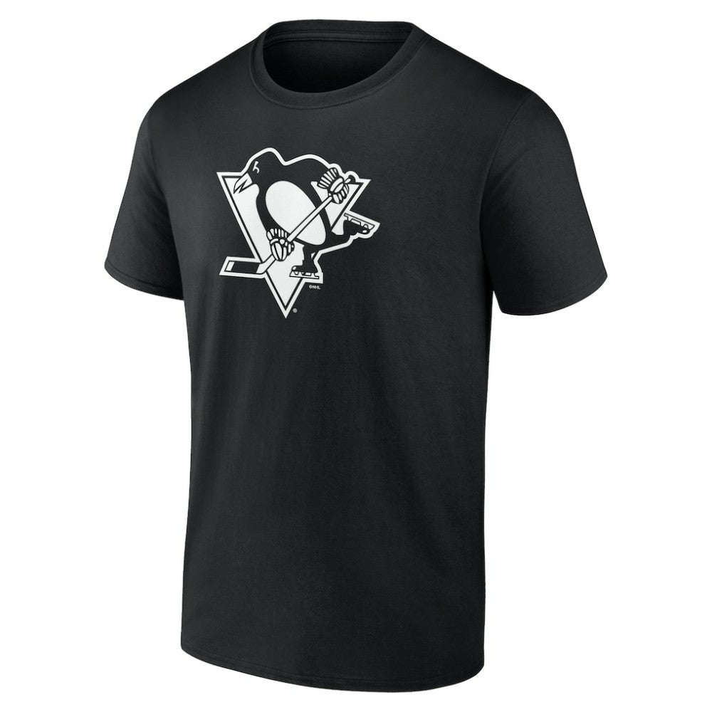 Pittsburgh Penguins Personalized Name & Number Monochrome T-Shirt - Black - NHL