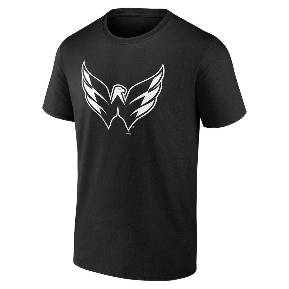 Washington Capitals Personalized Name & Number Monochrome T-Shirt - Black - NHL