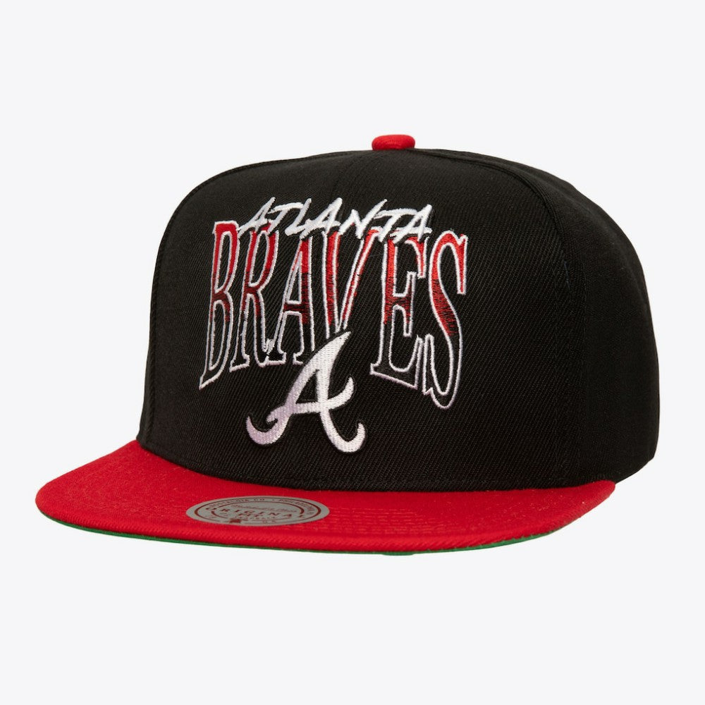 Atlanta Braves Mitchell & Ness Rise Up Snapback Hat - MLB