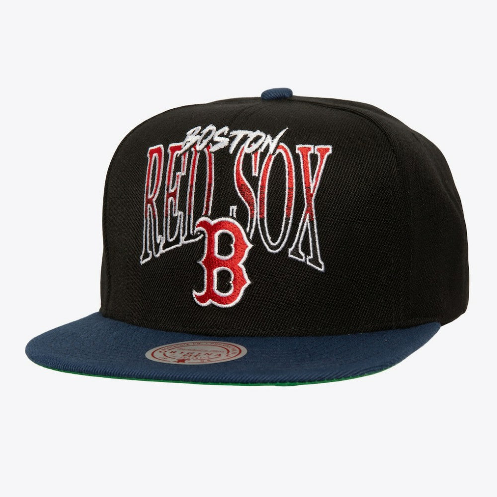 Boston Red Sox Mitchell & Ness Rise Up Snapback Hat - MLB
