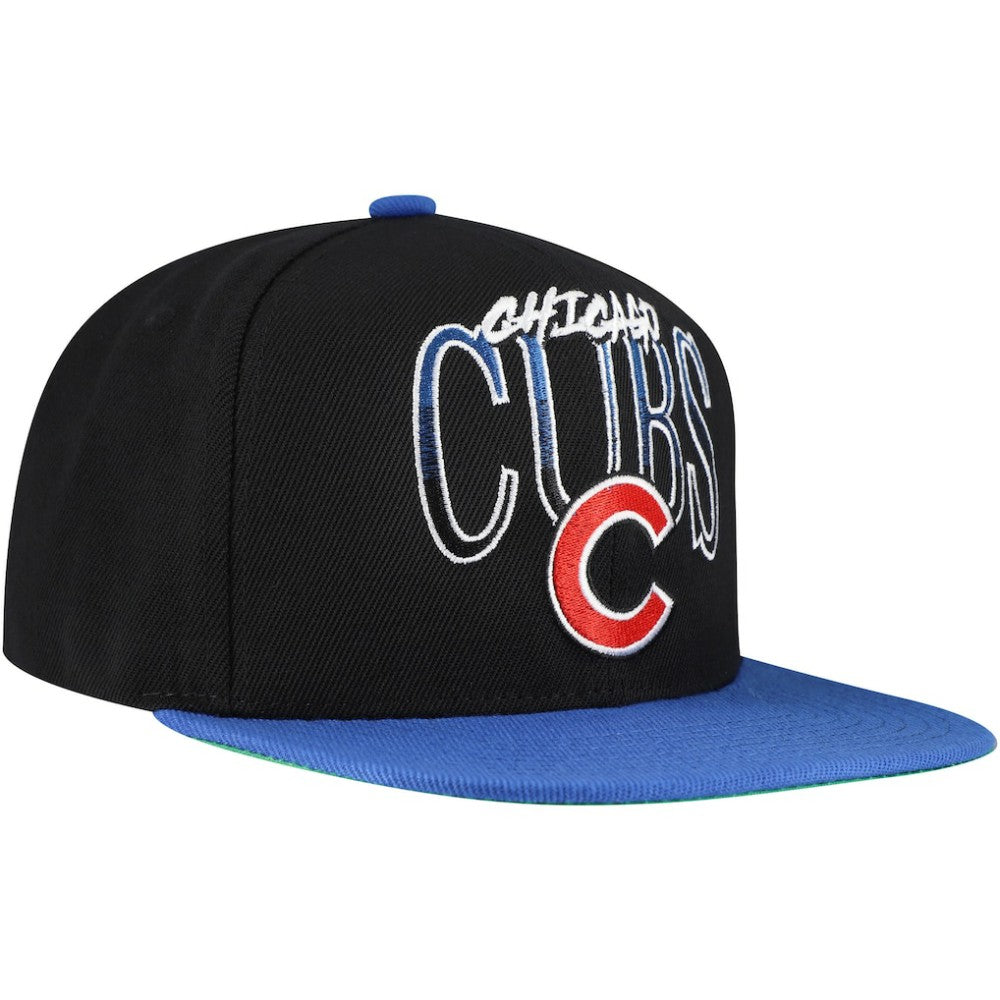 Chicago Cubs Mitchell & Ness Rise Up Snapback Hat - MLB