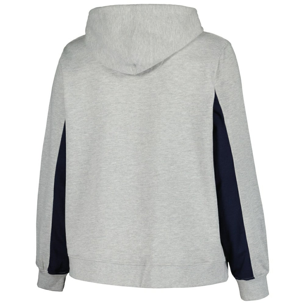New York Yankees Profile Women's Plus Size Pullover Jersey Hoodie - MLB
