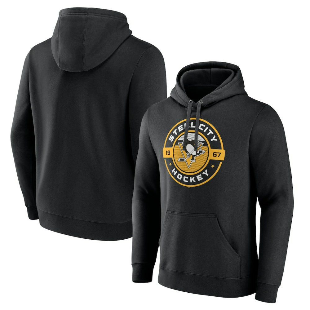 Pittsburgh Penguins Native Pullover Hoodie - Black - NHL