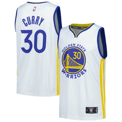 Stephen Curry Golden State Warriors Fast Break Replica Player Jersey Association Editi- White - NBA