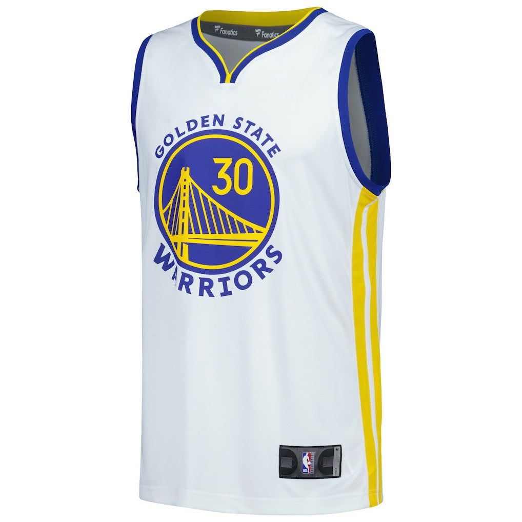 Stephen Curry Golden State Warriors Fast Break Replica Player Jersey Association Editi- White - NBA
