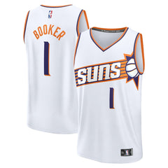 Devin Booker Phoenix Suns Fast Break Replica Player Jersey Association Edition White - NBA