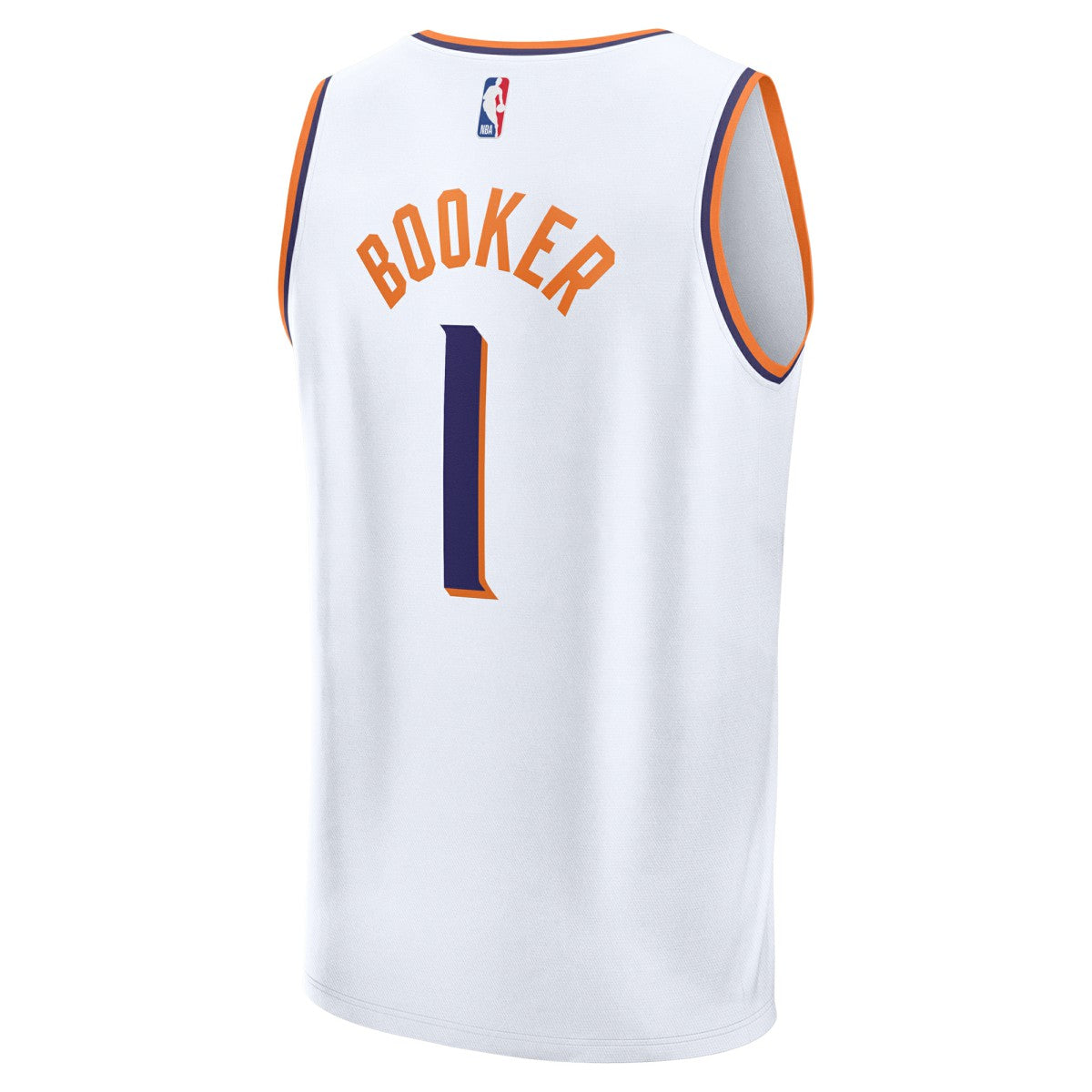 Devin Booker Phoenix Suns Fast Break Replica Player Jersey Association Edition White - NBA