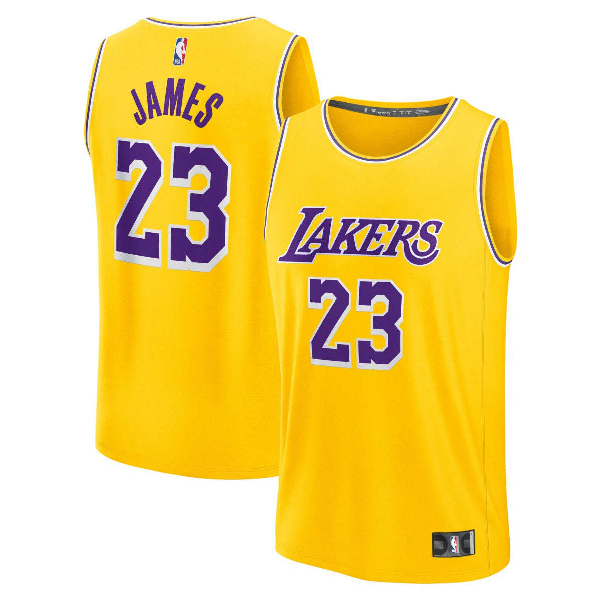 LeBron James Los Angeles Lakers Youth Fast Break Replica Player Jersey Icon Edition Gold - NBA