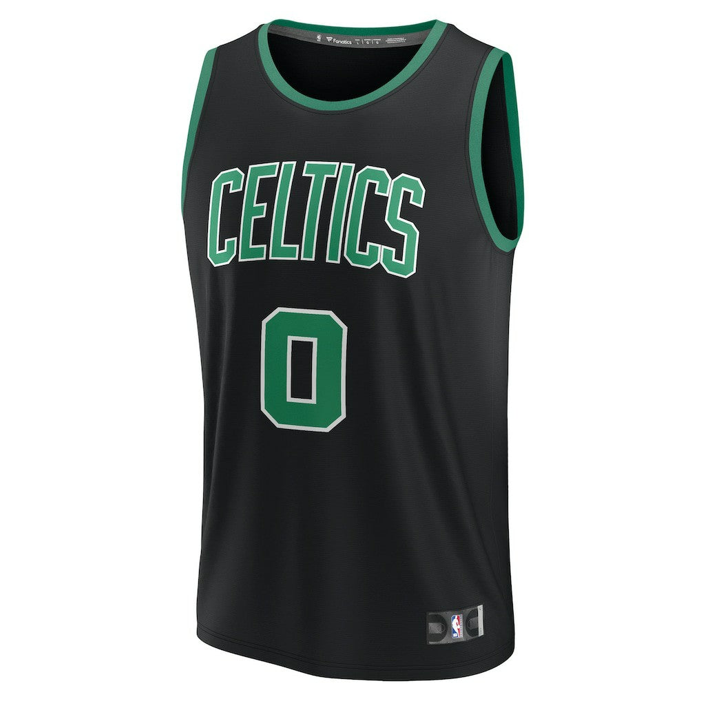 Jayson Tatum Boston Celtics Youth Fast Break Replica Player Jersey Statement Edition Black - NBA