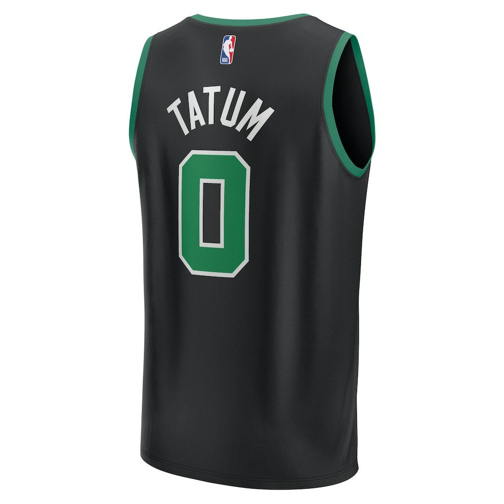 Jayson Tatum Boston Celtics Youth Fast Break Replica Player Jersey Statement Edition Black - NBA