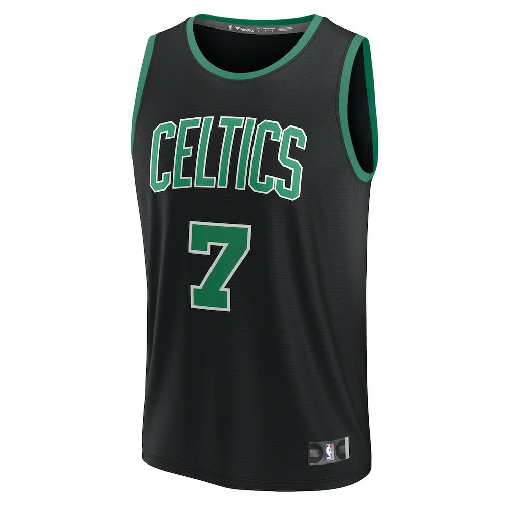 Jaylen Brown Boston Celtics Youth Fast Break Replica Player Jersey Statement Edition Black - NBA