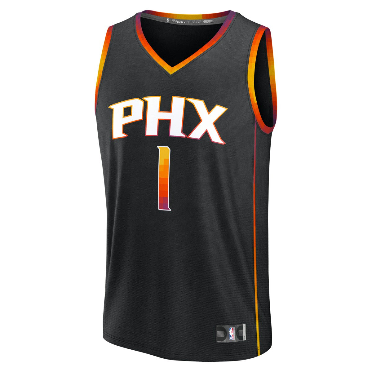 Devin Booker Phoenix Suns Youth Fast Break Replica Player Jersey Statement Edition Black - NBA
