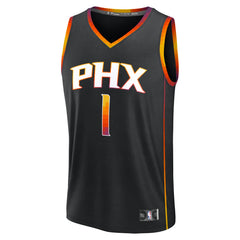 Devin Booker Phoenix Suns Youth Fast Break Replica Player Jersey Statement Edition Black - NBA