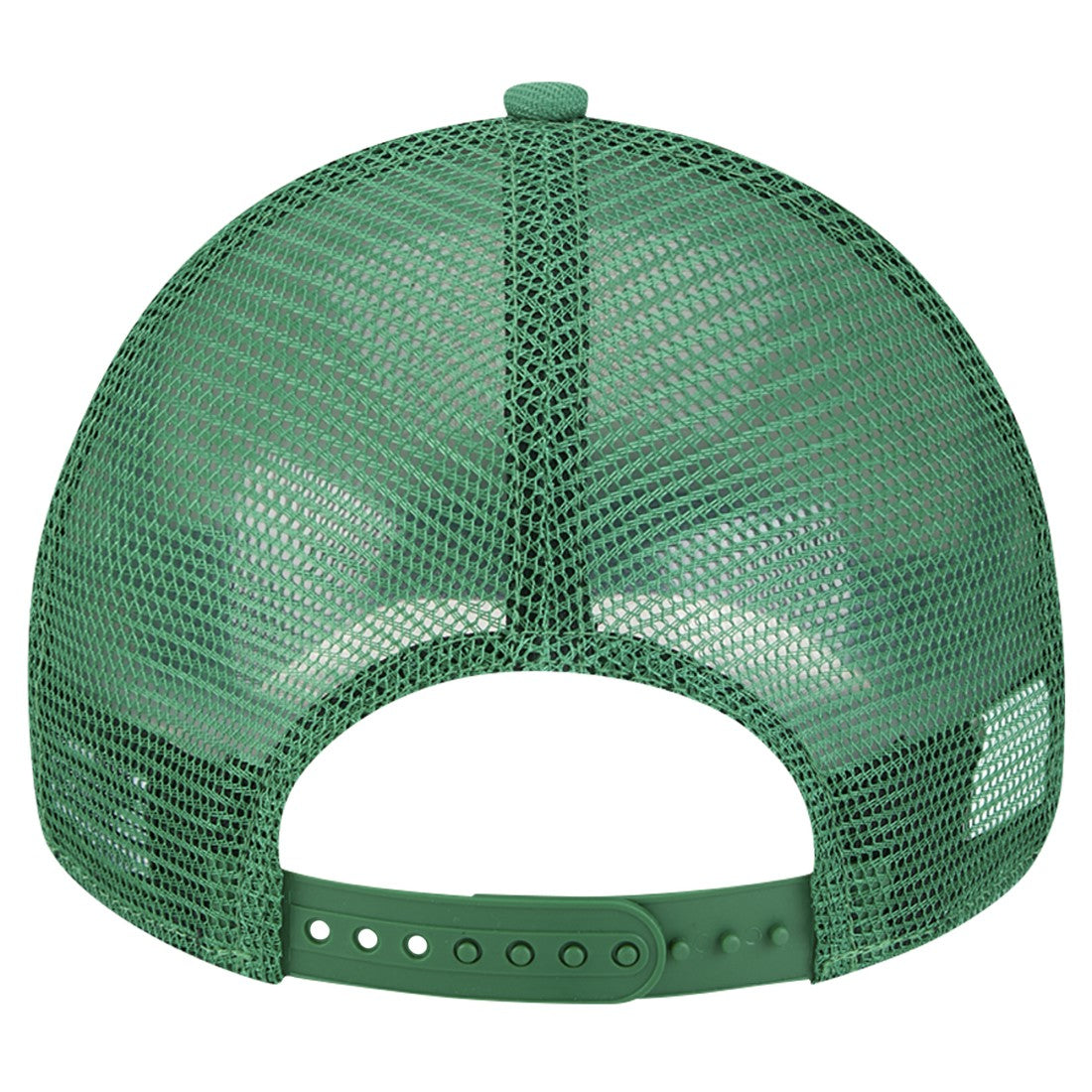 New York Jets New Era 9FORTY A-Frame Trucker Adjustable Hat Green | NFL