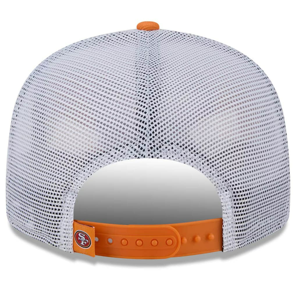 San Francisco 49ers New Era Citrus 9FIFTY Trucker Snapback Hat Orange | NFL