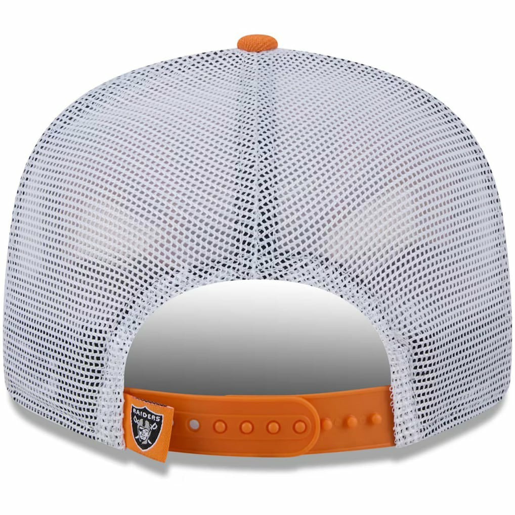 Las Vegas Raiders New Era Citrus 9FIFTY Trucker Snapback Hat Orange | NFL