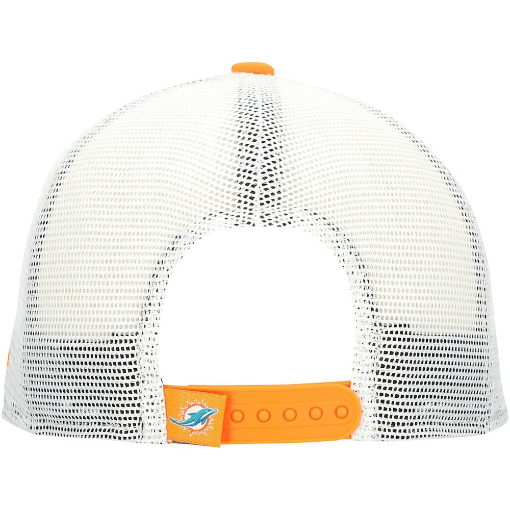 Miami Dolphins New Era Citrus 9FIFTY Trucker Snapback Hat Orange | NFL