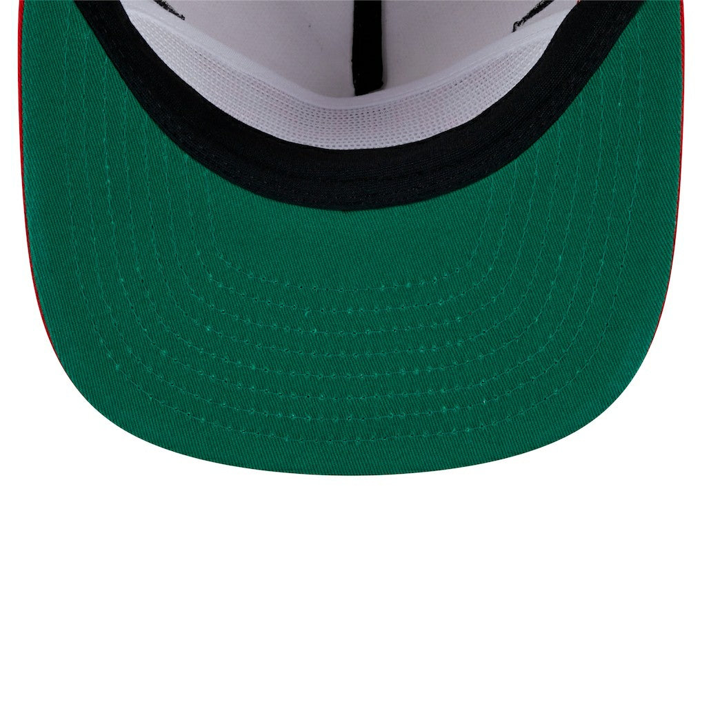 Kansas City Chiefs New Era Athletic Golfer Snapback Hat Stone/Red | NFL