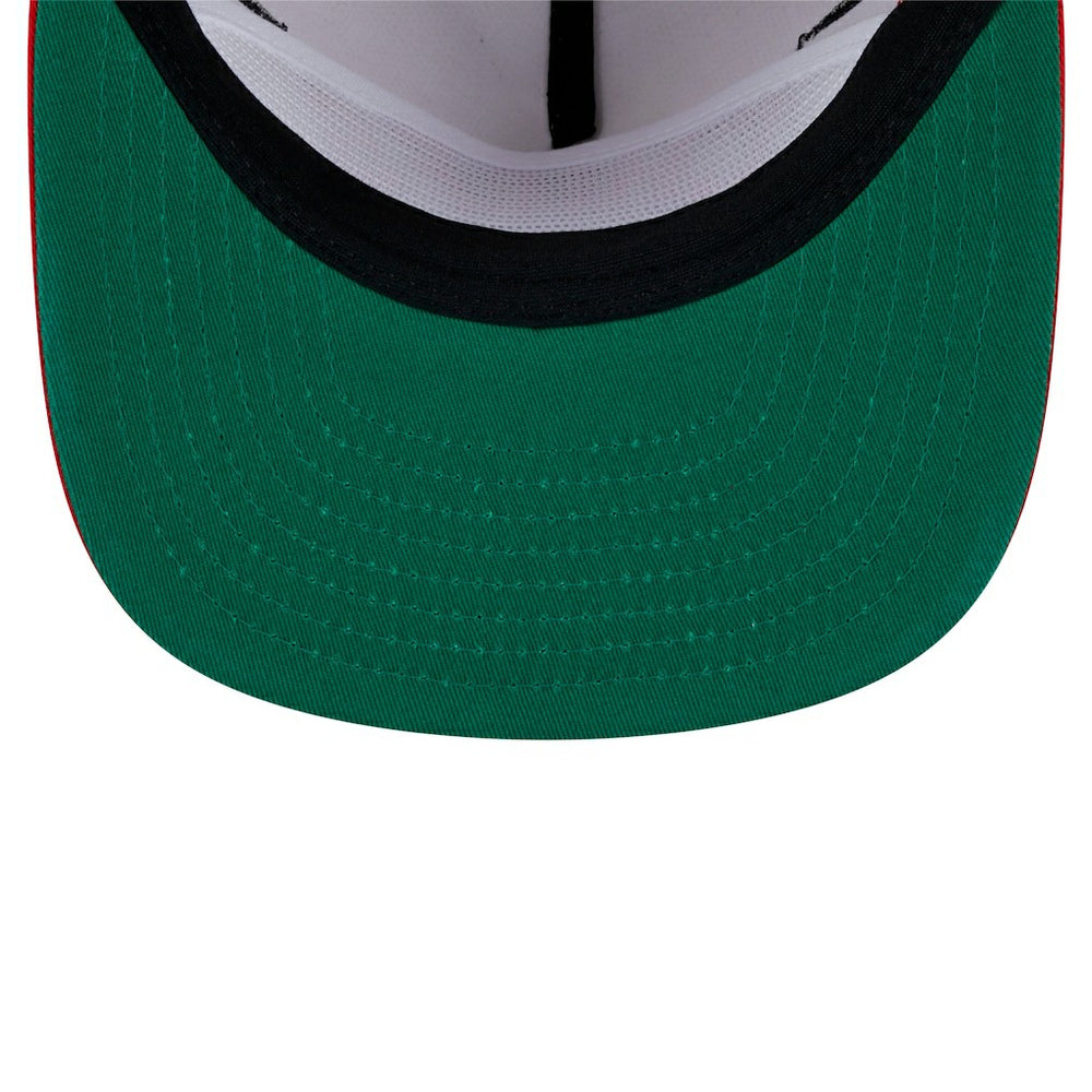 Kansas City Chiefs New Era Athletic Golfer Snapback Hat Stone/Red | NFL