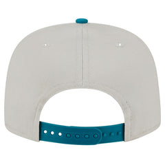 Miami Dolphins New Era Athletic Golfer Snapback Hat Stone/Aqua | NFL