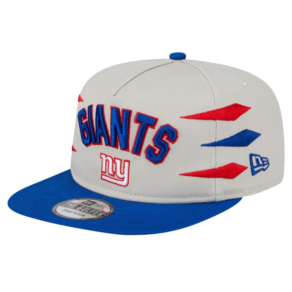 New York Giants New Era Athletic Golfer Snapback Hat Stone/Royal | NFL