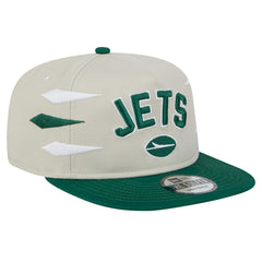 New York Jets New Era Athletic Golfer Snapback Hat Stone/Green | NFL