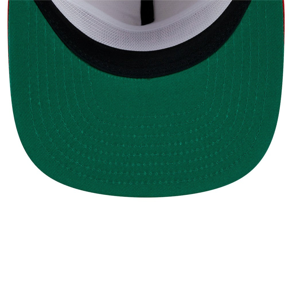 San Francisco 49ers New Era Athletic Golfer Snapback Hat Stone/Scarlet | NFL