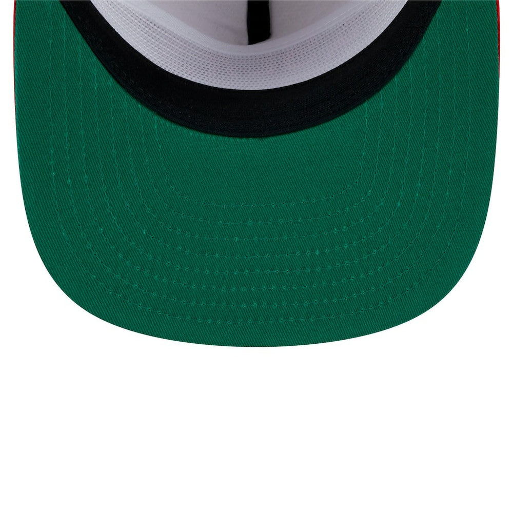 San Francisco 49ers New Era Athletic Golfer Snapback Hat Stone/Scarlet | NFL
