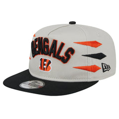 Cincinnati Bengals New Era Athletic Golfer Snapback Hat Stone/Orange | NFL