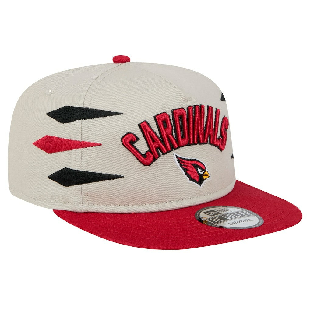 Arizona Cardinals New Era Athletic Golfer Snapback Hat Stone/Cardinal | NFL