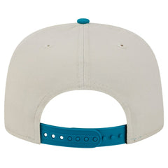 Jacksonville Jaguars New Era Athletic Golfer Snapback Hat Stone/Teal | NFL