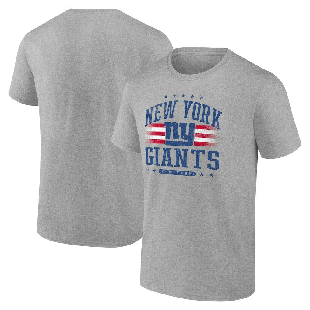 New York Giants Americana Team T-Shirt Heather Gray | NFL