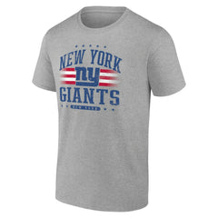New York Giants Americana Team T-Shirt Heather Gray | NFL