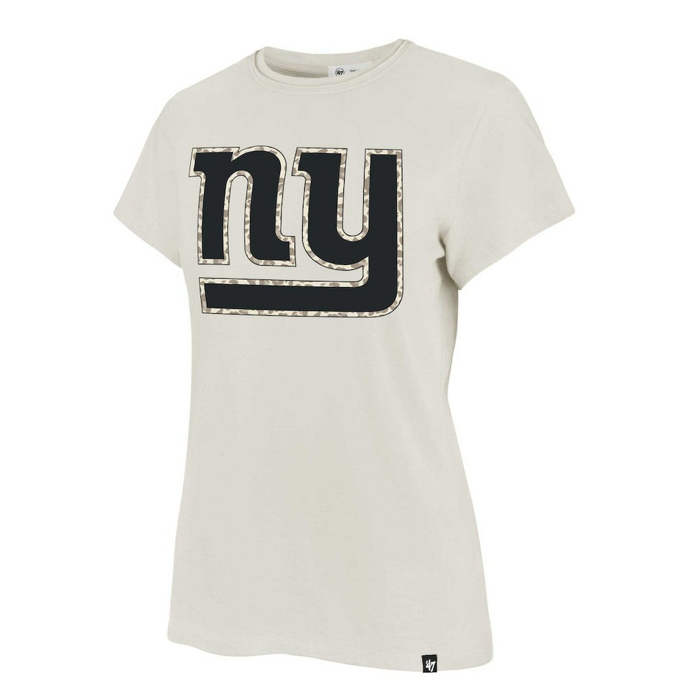 New York Giants '47 Women's Panthera Frankie T-Shirt Cream | NFL