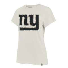 New York Giants '47 Women's Panthera Frankie T-Shirt Cream | NFL