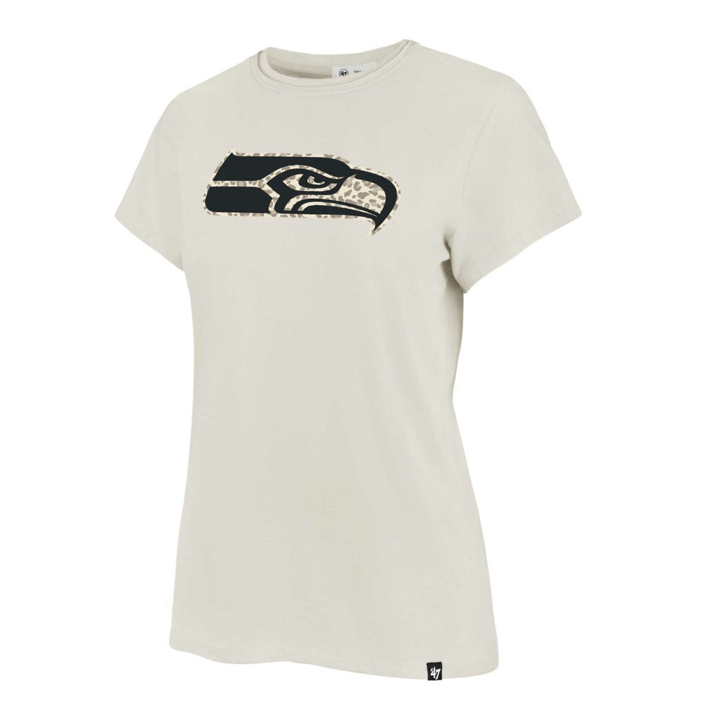 Seattle Seahawks '47 Women's Panthera Frankie T-Shirt Cream | 47 brand