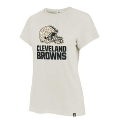 Cleveland Browns '47 Women's Panthera Frankie T-Shirt Cream | 47 brand