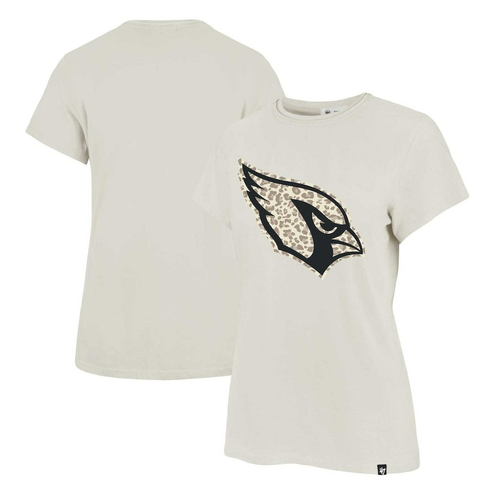 Arizona Cardinals '47 Women's Panthera Frankie T-Shirt Cream | 47 brand